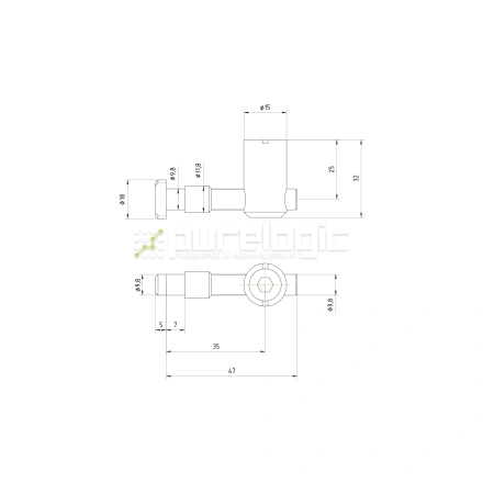 Пазовый соединитель 50MSZ фото