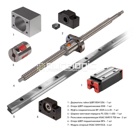 Набор механики PL1204B-562P1 фото