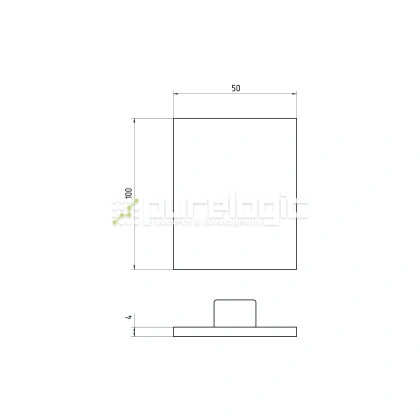 Пластиковая торцевая заглушка 50100BG 62 Пластиковая торцевая заглушка 50100BG фото