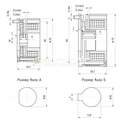 Тормоз электрический WSDZ1-2-24 фото