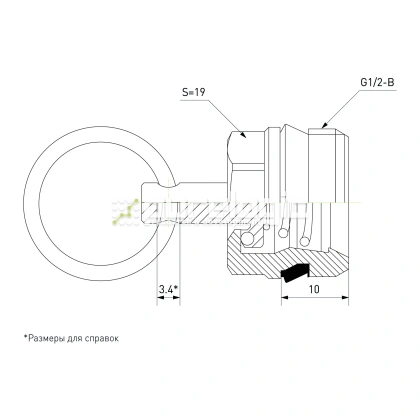Клапан слива конденсата VDC-M22x1.5M01 фото
