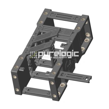 Держатель пластикового кабель-канала JY45Q.1.100W-FJT фото