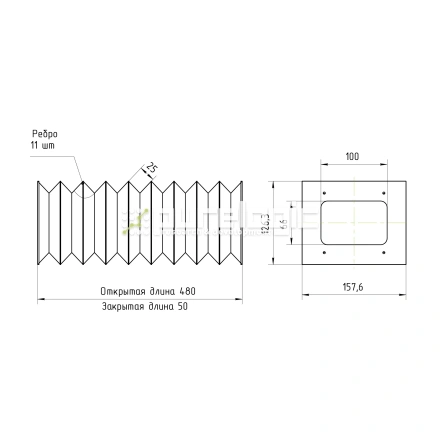Гофрозащита DCV-T31-400 фото