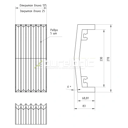 Гофрозащита DCV-T21-100 2 050 Гофрозащита DCV-T21-100 фото