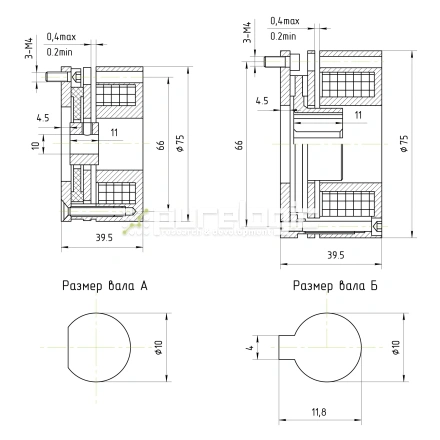 Тормоз электрический WSDZ1-2-24 фото