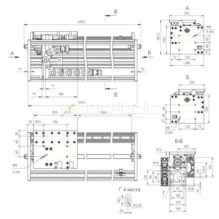 Модуль линейного перемещения PLLM-91L-3.6-2 фото