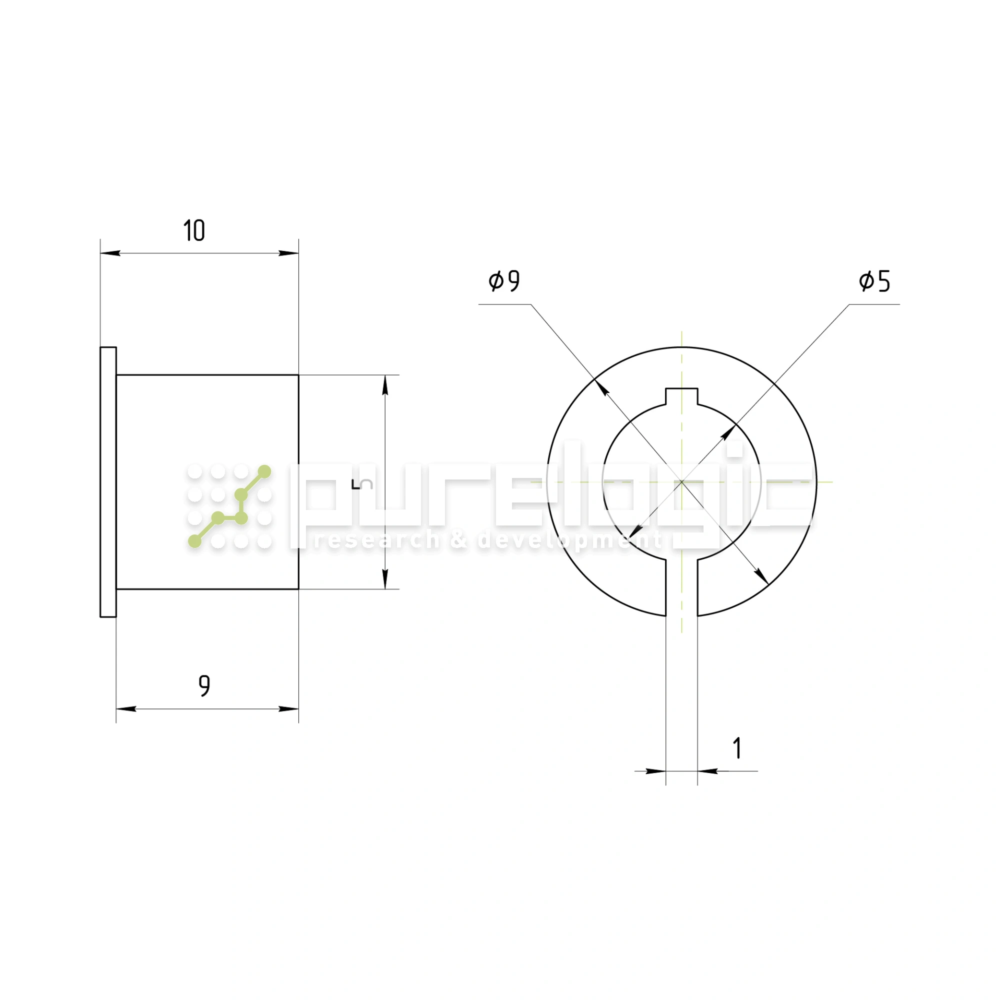 Втулка переходная PG8x5 745 Втулка переходная PG8x5 фото