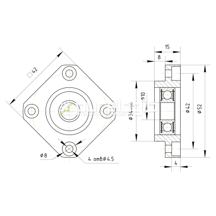Опора ШВП BSS FF12-C7 фото