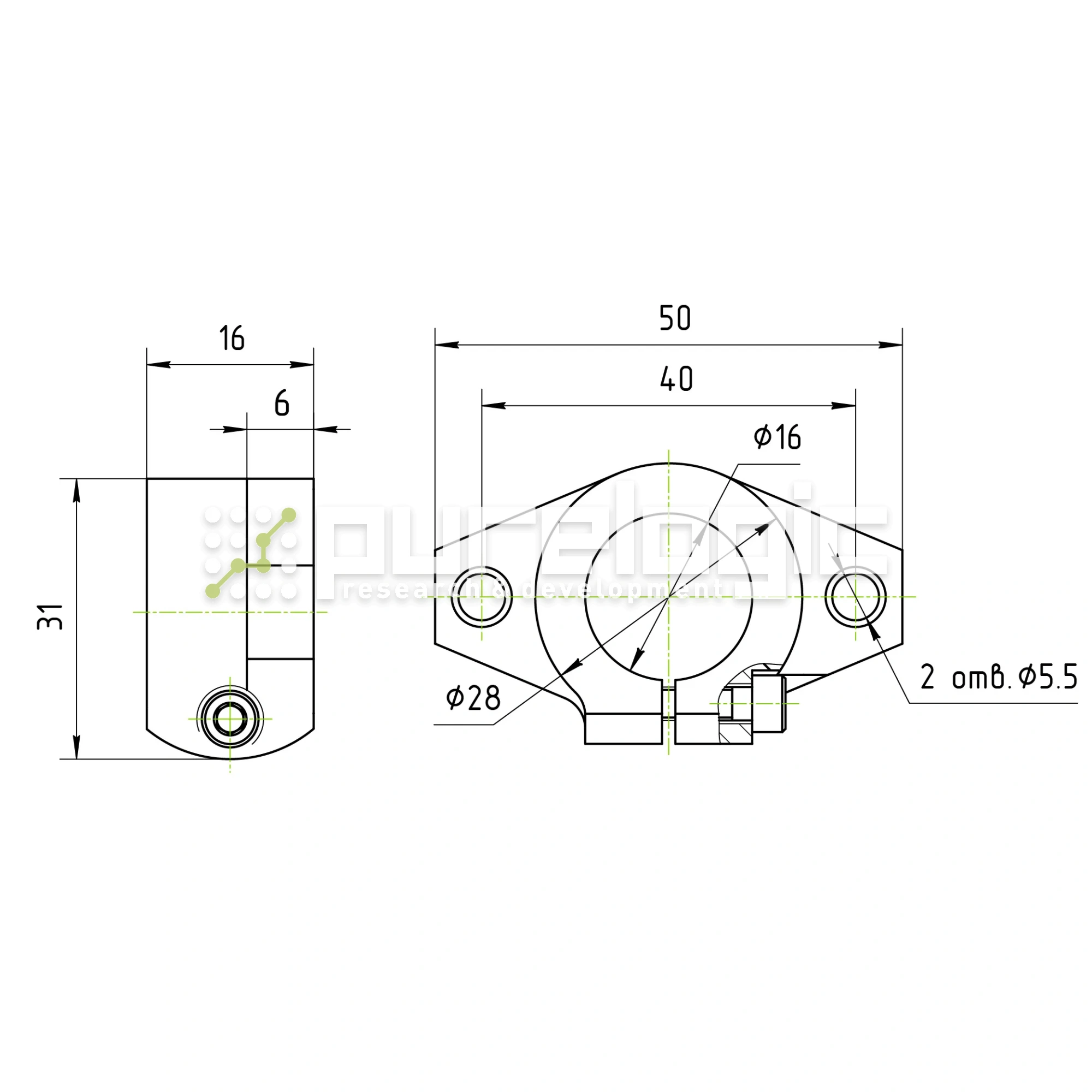 Держатель вала SHF16 213 Держатель вала SHF16 фото