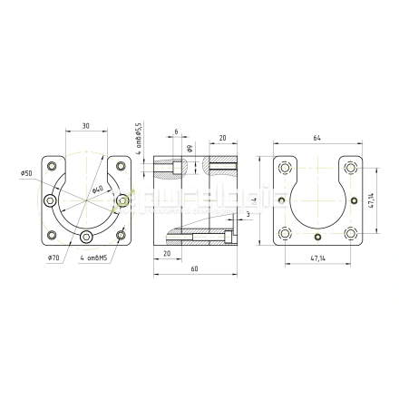 Кронштейн MH-60S фото