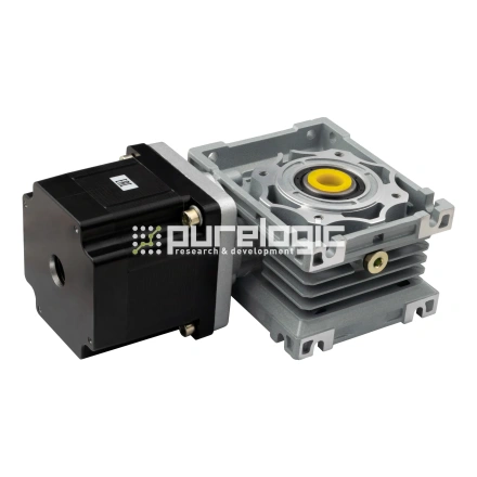 Двигатель шаговый с редуктором PL110H168-WG50-15 фото