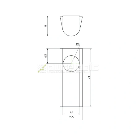 Гайка Т-образная 45TH5 фото