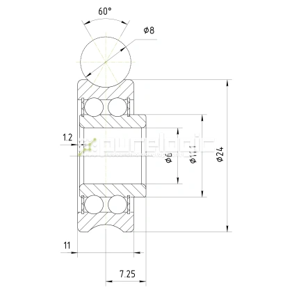 Опорный ролик SG20 472 Опорный ролик SG20 фото