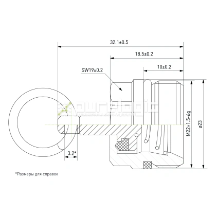 Клапан слива конденсата VDC2-M22x1.5-RF01 фото