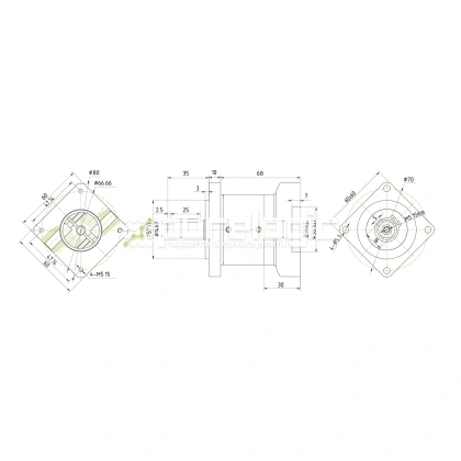 Редуктор планетарный 57PLF5K-14S-D14 11 868 Редуктор планетарный 57PLF5K-14S-D14 фото