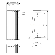 Гофрозащита DCV-T21-1000