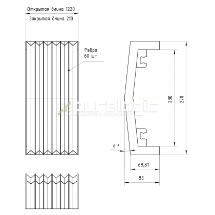 Гофрозащита DCV-T21-1000 3 768 Гофрозащита DCV-T21-1000 фото