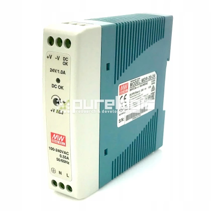 Источник питания импульсный MDR-20-24 1 860 Источник питания импульсный MDR-20-24 фото