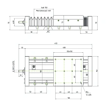 Модуль линейного перемещения PLLM-61H-10150
