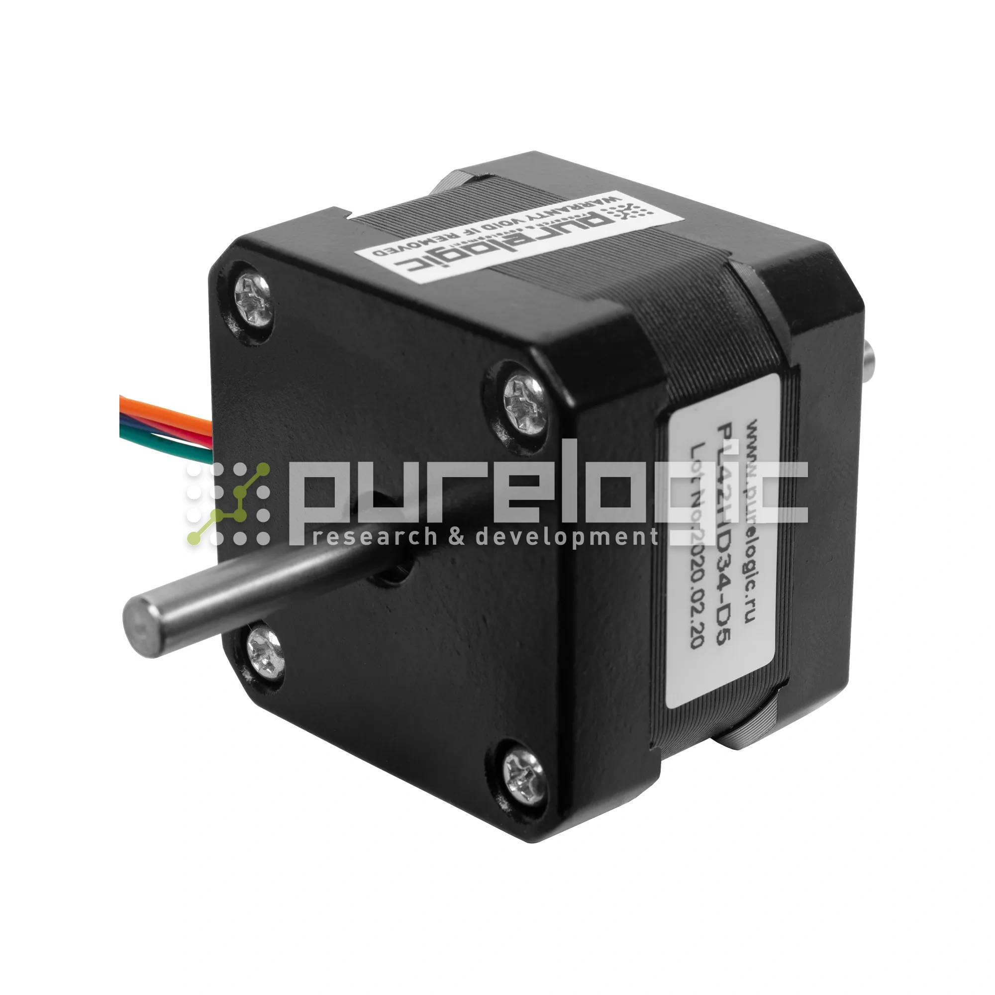 Двигатель шаговый PL42HD34-D5 2 332 Двигатель шаговый PL42HD34-D5 фото