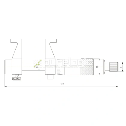 Микрометр внутренний IM-075 фото