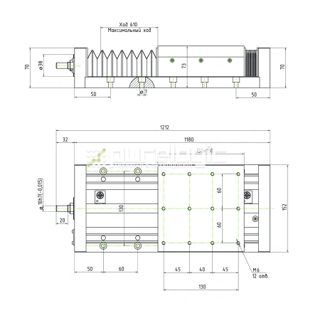 Модуль линейного перемещения PLLM-61H-05750 фото