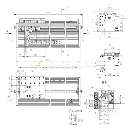 Модуль линейного перемещения PLLM-91L-3.6-2 210 203 Модуль линейного перемещения PLLM-91L-3.6-2 фото