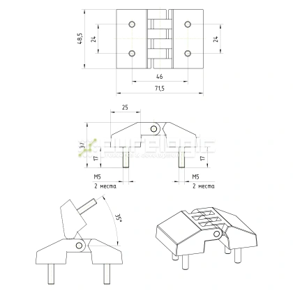 Петля 400106 фото