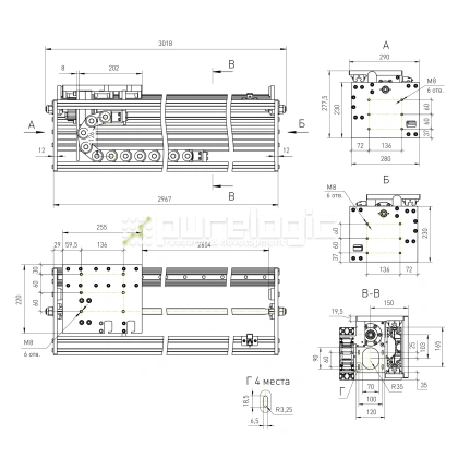 Модуль линейного перемещения PLLM-91L-2.6-1 фото