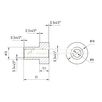 Втулка PLB3 фото