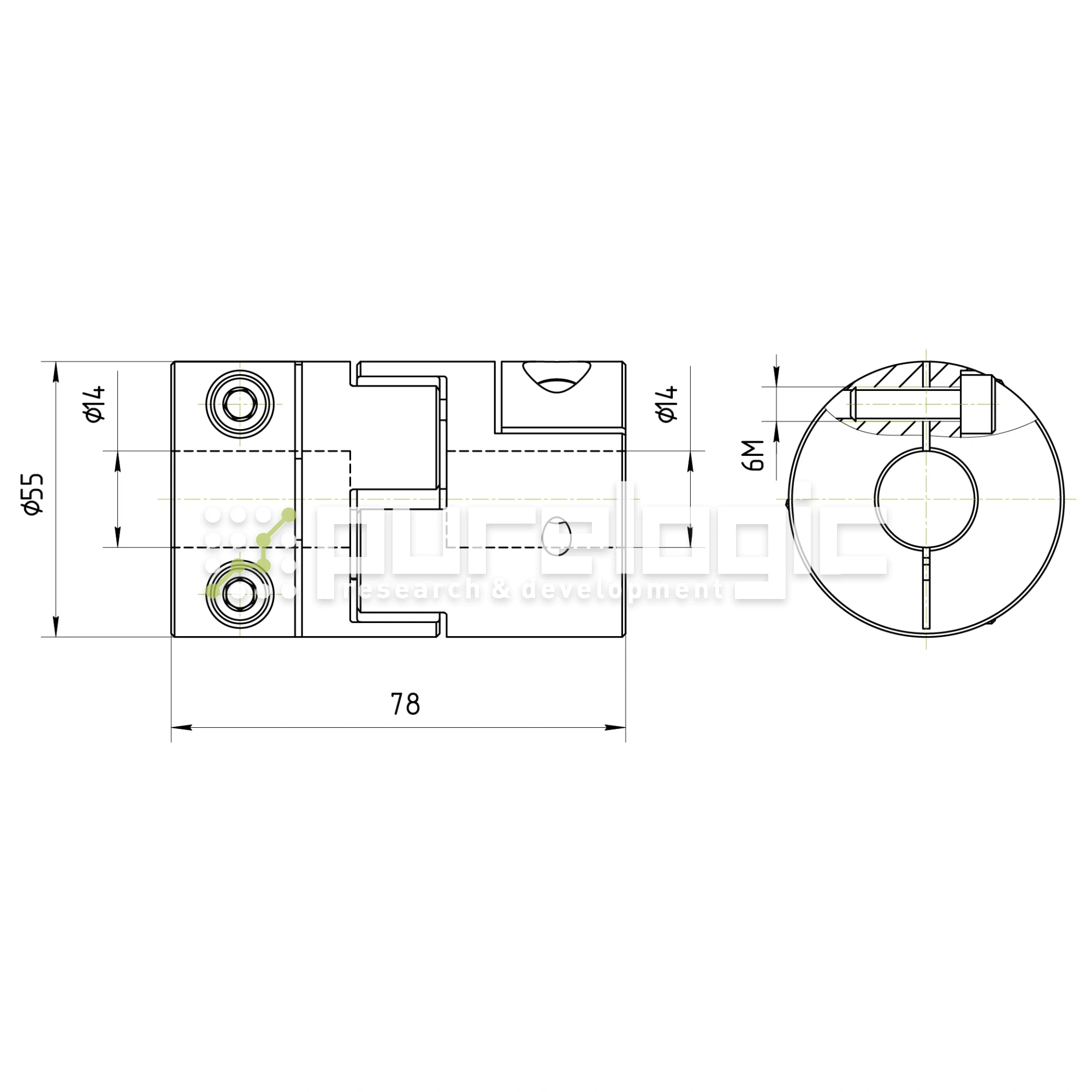 Муфта соединительная BF2-5578-14-14 4 764 Муфта соединительная BF2-5578-14-14 фото