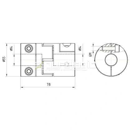 Муфта соединительная BF2-5578-14-14 4 764 Муфта соединительная BF2-5578-14-14 фото