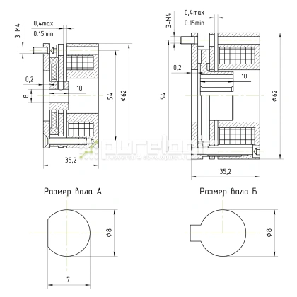 Тормоз электрический WSDZ1-1-24 фото