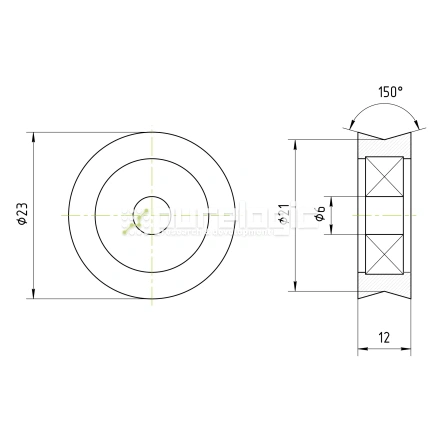 Опорный ролик BSV23-d6W12 фото