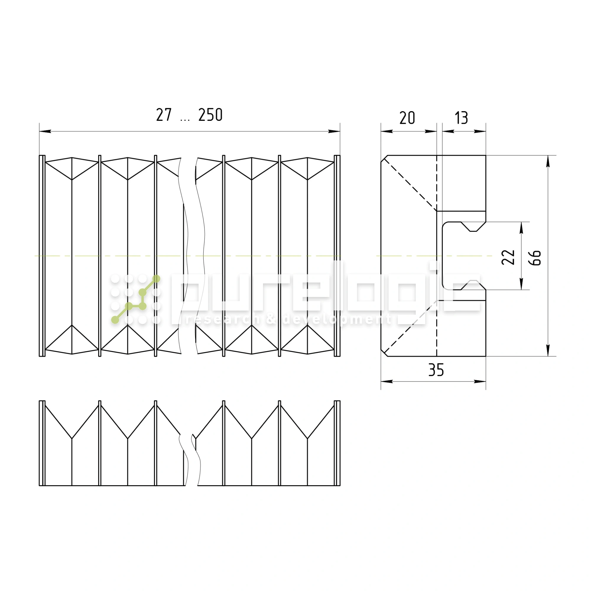 Гофрозащита DCV-H20-250 608 Гофрозащита DCV-H20-250 фото