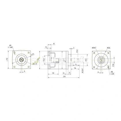 Редуктор планетарный 110PX16K-19K 16 309 Редуктор планетарный 110PX16K-19K фото