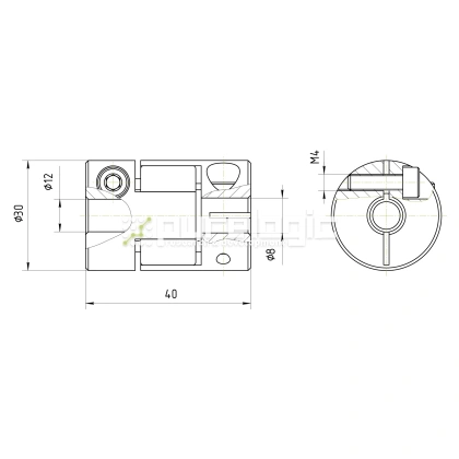 Муфта соединительная BF-30-8-12 1 312 Муфта соединительная BF-30-8-12 фото