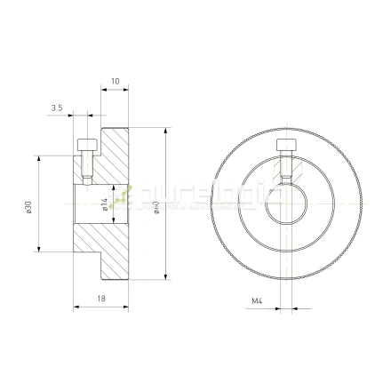 Рукоятка H5521-14 фото