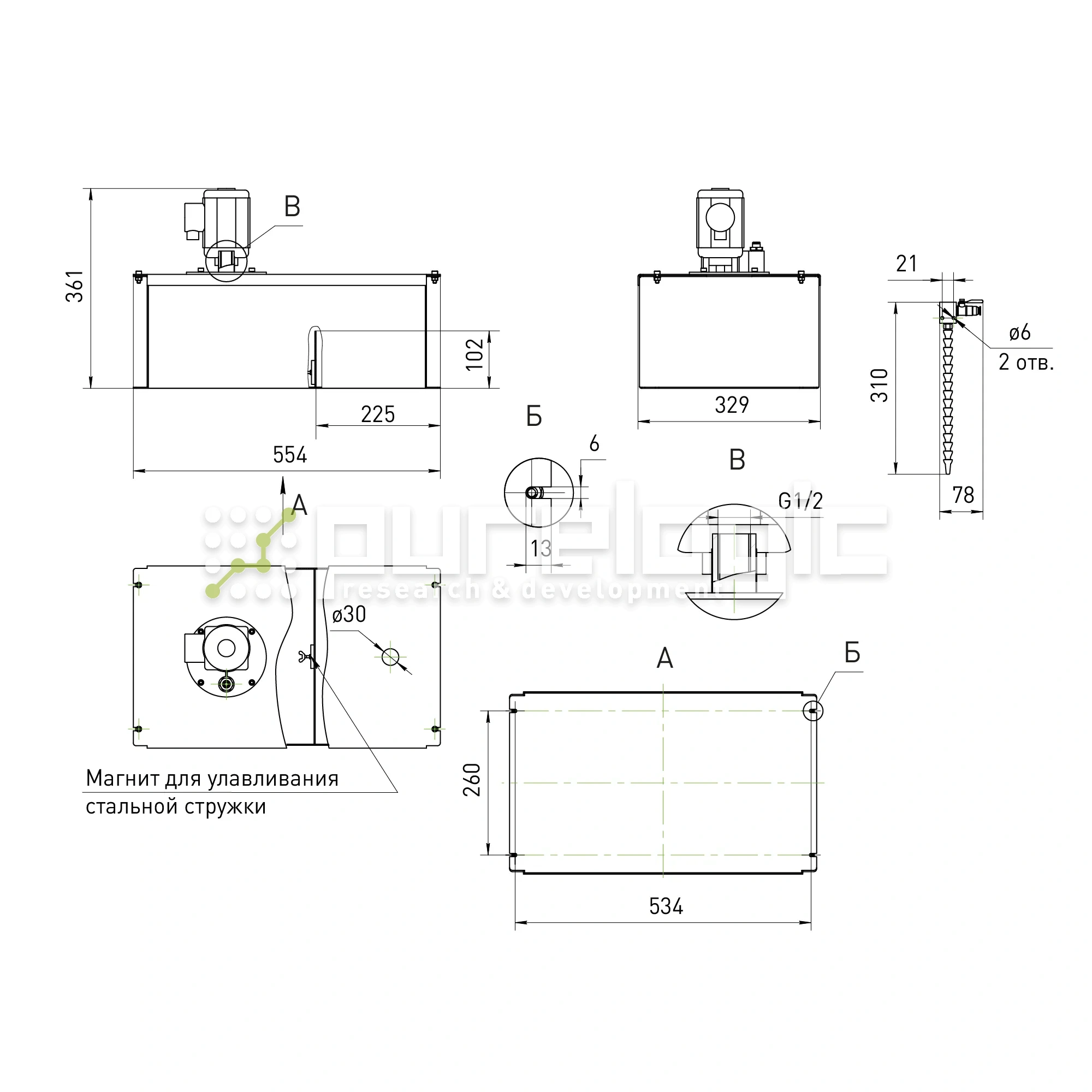Система подачи СОЖ RY-CF30 31 618 Система подачи СОЖ RY-CF30 фото