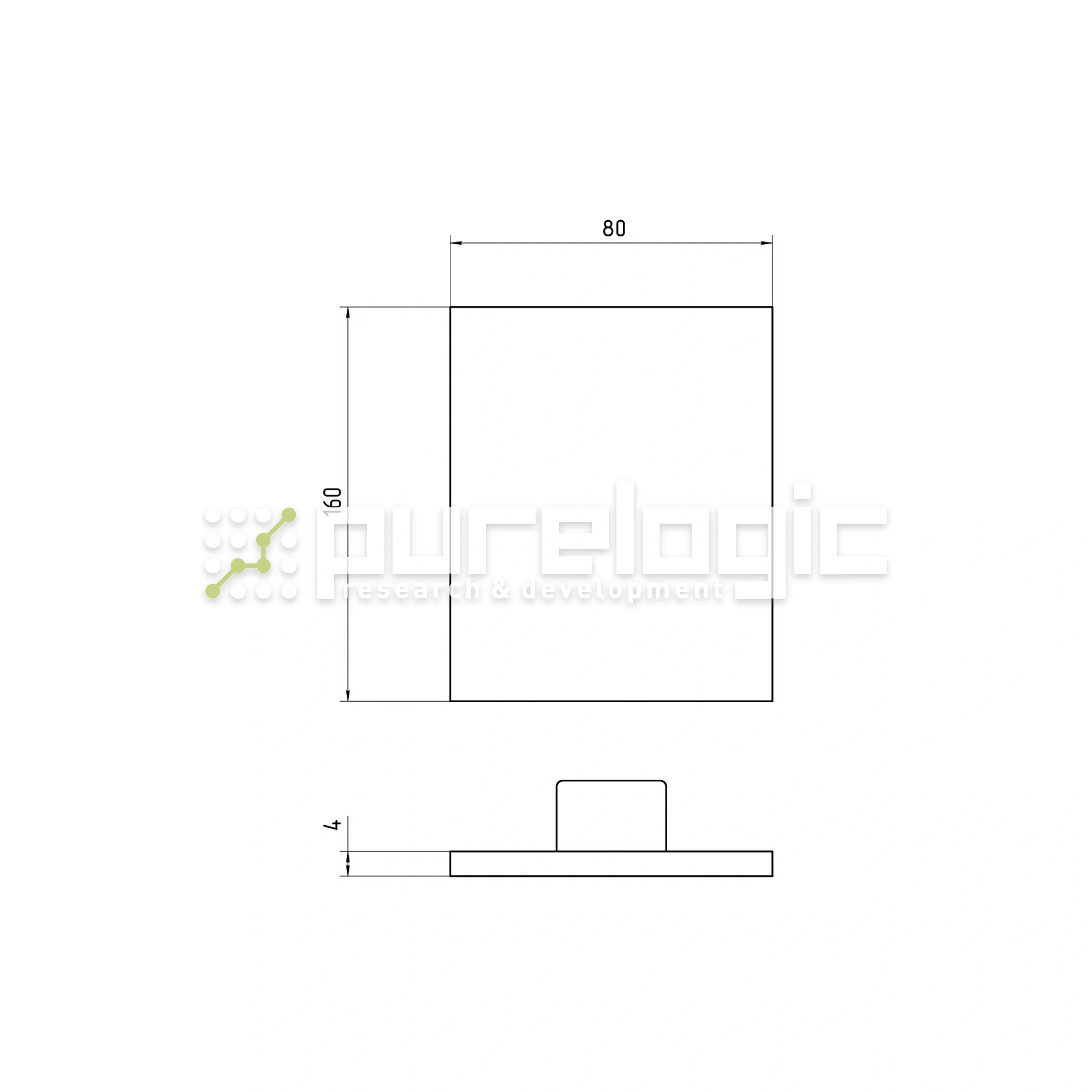 Пластиковая торцевая заглушка 80160BG 110 Пластиковая торцевая заглушка 80160BG фото