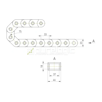 Кабель-канал пластиковый J18BF.1.37N-R75 1 976 Кабель-канал пластиковый J18BF.1.37N-R75 фото