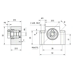 Опора ШВП подшипниковая BK6-C5 5 506 руб. Опора ШВП подшипниковая BK6-C5