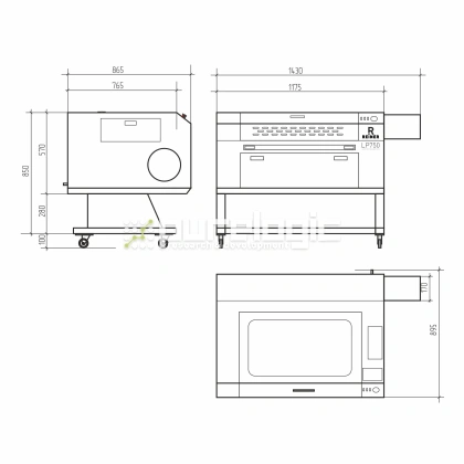 Лазерный станок REINER LP750-80W 380 320 Лазерный станок REINER LP750-80W фото