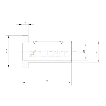 Втулка переходная OSL40-32 фото