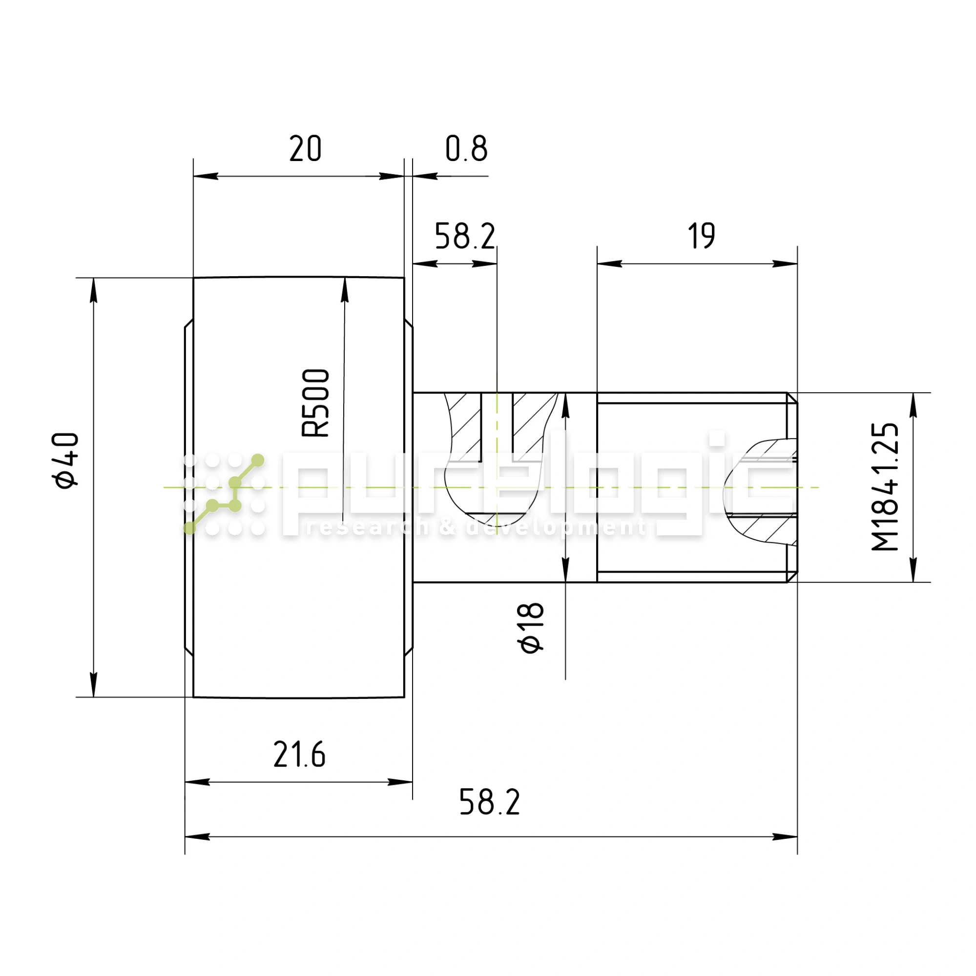 Ролик на игольчатом подшипнике KR40 661 Ролик на игольчатом подшипнике KR40 фото
