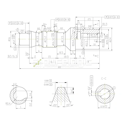 Червячный винт W3080-11 2 647 Червячный винт W3080-11 фото