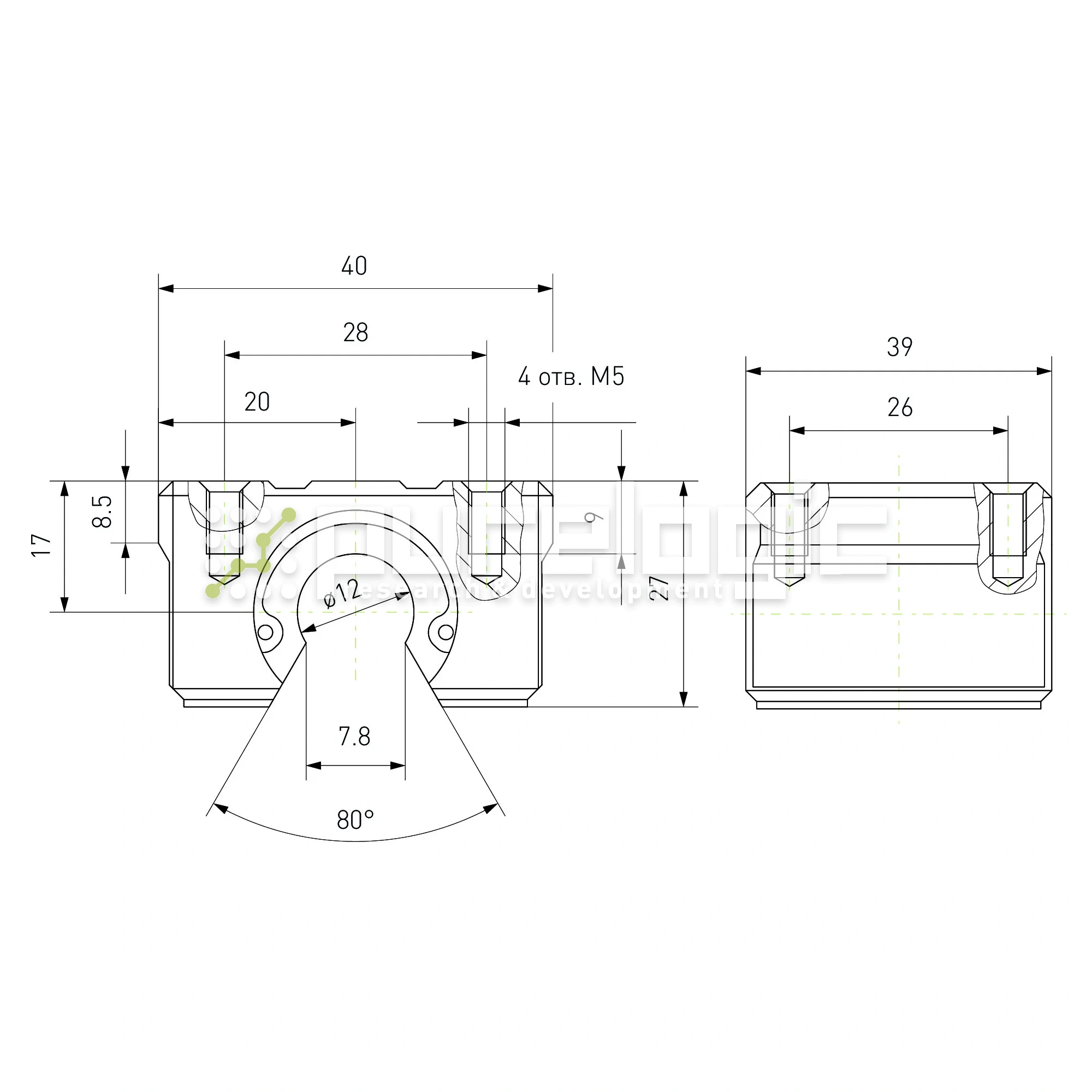 Модуль опорный SBR12 431 Модуль опорный SBR12 фото
