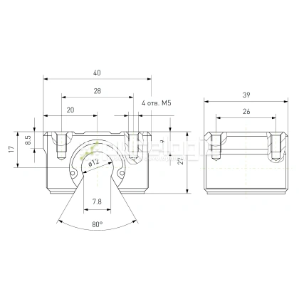 Модуль опорный SBR12 431 Модуль опорный SBR12 фото