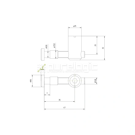 Гайка Т-образная 40TH5 фото