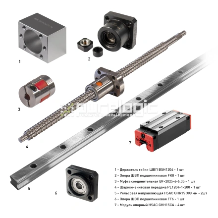 Набор механики PL1204B-112P2 фото